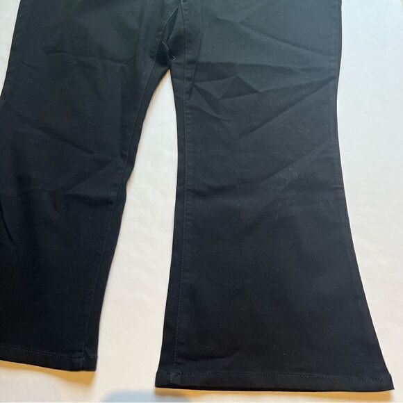 Style & Co Women's Boot Leg Black Pants Cotton Blend Size 22WP Mid-rise - Picture 10 of 12